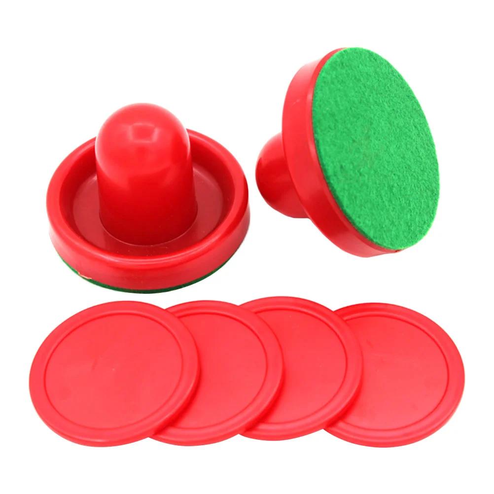 Mesa portátil Air Hockey Pucks, pás substituição, jogo suprimentos, 1 conjunto - Image 1