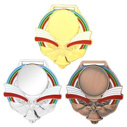 Medalha em branco personalizado medalhas genéricas para qualquer competição futebol boxe correndo medalha troféu medalhas de ouro escola lembranças esportivas - Image 4