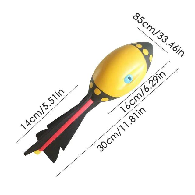 Vortex Howler Foam Ball: Brinquedo de Arremesso Atraente para Crianças, Ideal para Atletismo e Diversão ao Ar Livre