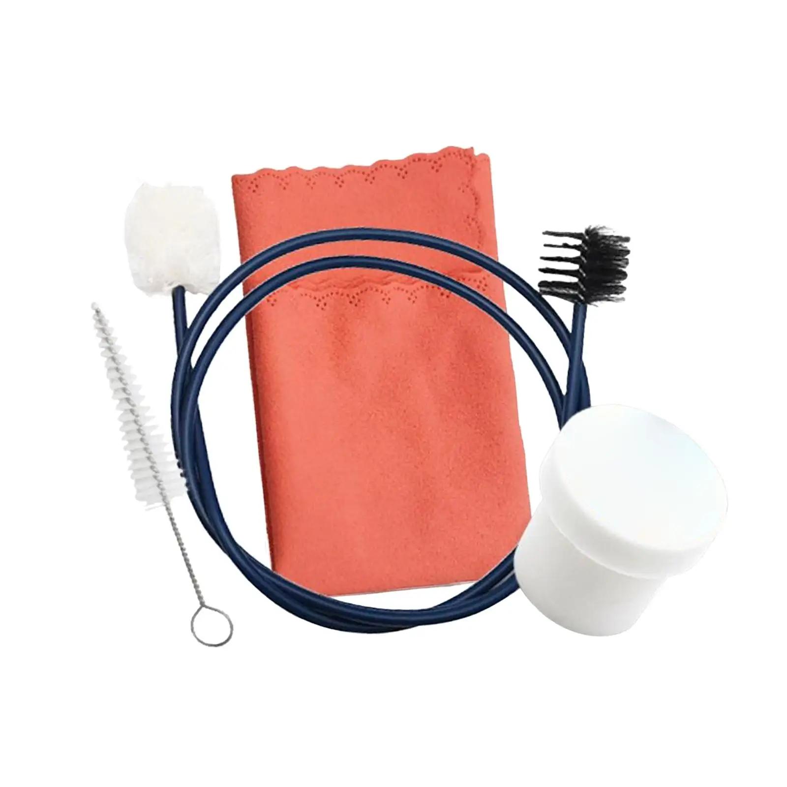 1 conjunto de limpeza trompete escova interna kit manutenção para trombone limpeza - Image 1