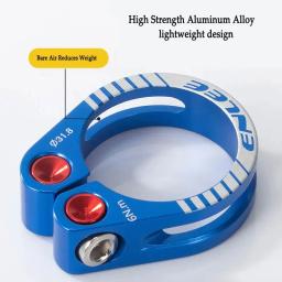 Enlee braçadeira de espigão de bicicleta, braçadeira cnc de liga de alumínio para selim de ciclismo, 31.8mm 34.9mm, peças de bicicleta, acessórios de selim - Image 2
