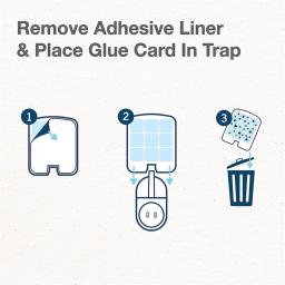 Armadilha elétrica para insetos com placas adesivas, zappers multifuncionais para insetos com almofada adesiva para porão da sala de estar - Image 6