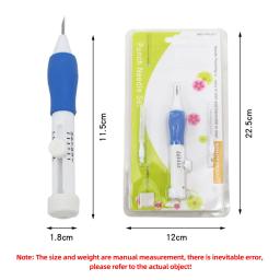 Ferramentas e Gadgets de Agulha Intercambiáveis de Plástico, Caneta Bordada DIY, Abs Prático, Agulha De Flor De Picar, Doméstico, 1 Conjunto - Image 6