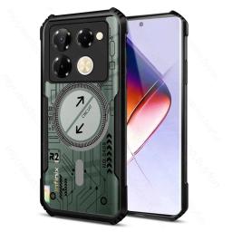 Capa de telefone transparente para Infinix Note 40 Pro, caixa acrílica para prevenção de quedas, 4G, 5G, 40 Pro Plus, 3 Circuito - Image 1