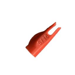 100 pçs tiro com arco seta nock 5/16 od 8mm apto para diâmetro 7mm seta de madeira eixo seta de bambu ao ar livre tiro acessórios - Image 5