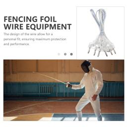 Linha de mão de folha de aço inoxidável clipe de cabo esgrima epee equipamento de fio conveniente para fornecimento - Image 5