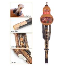 Cabaça chinesa cucurbit flauta handmade handmade hinusi étnica instrumento musical, c chave, tom bb para iniciantes, amantes de música - Image 5