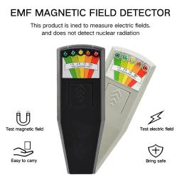 Detector de campo magnético do medidor EMF, equipamento paranormal caça fantasma, contador portátil testador, testador profissional medidor EMF, 5 LED - Image 1