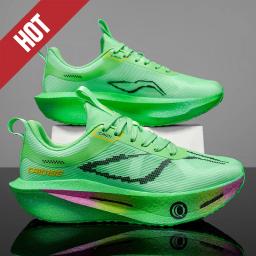 Tênis de Corrida com Placa de Carbono, Especializado para Maratona, Respirável e Leve, Confortável para Mulheres, Sneakers Antiderrapantes - Image 2