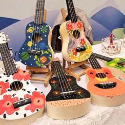 Kit Ukulele de madeira para iniciantes e iniciantes, pacote completo iniciante com Basswood Fingerboard, 21 ", 23" - Image 6