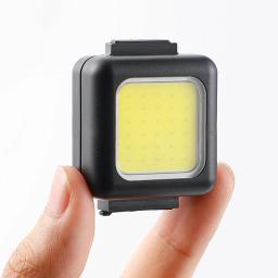 Mini bicicleta dianteira e cauda luz, Carregamento USB farol, Ciclismo luz de advertência, Lanterna LED - Image 2
