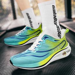 Tênis de corrida masculino de verão novo profissional placa de carbono sapatos de treinamento esportivo ao ar livre antiderrapante absorção de choque tênis - Image 3