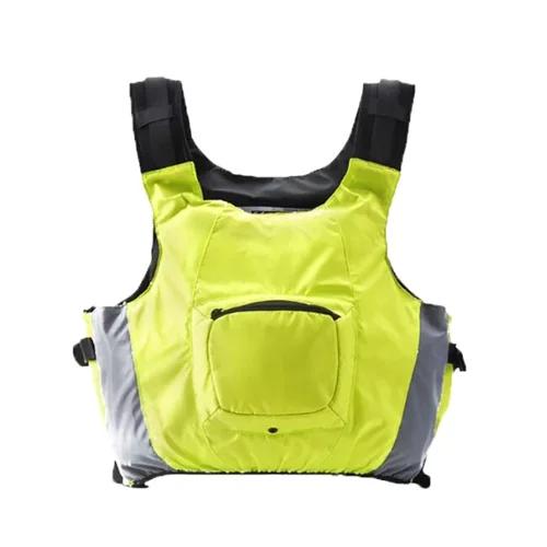 Colete salva-vidas com bolsos grandes para homens colete de pesca, PFD, natação, caiaque, esporte aquático, à deriva, genuíno, aprovado pela CE, 100N, 100kg - Image 1