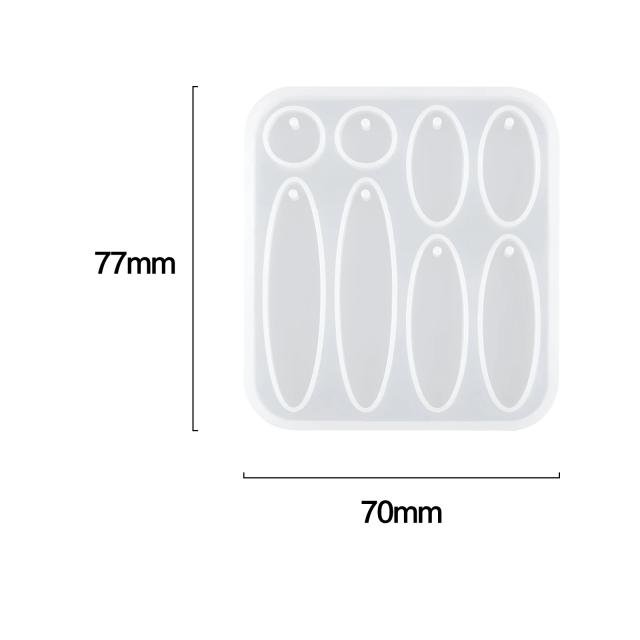 Moldes Geométricos Triangulares de UV Cristal Epóxi Silicone para Brincos e Pingentes em Resina – Crie Suas Jóias com Estilo