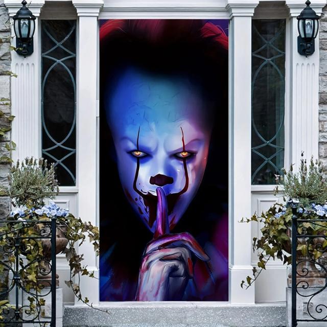 Decoração de Halloween: Banner Temático de Terror para Festa, Doces ou Travessuras e Cenários de Filme