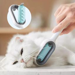 Geral Pet Grooming Brush, uso lateral duplo, cabelo pegajoso flutuante, pente de gato, suprimentos de limpeza para cães - Image 2