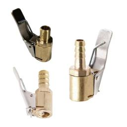 Adaptador de bomba de ar para carro, cabeças, acessórios de compressor de bomba de pneu com válvula de alívio, adaptador de bomba de ar de inflação rápida para pneus de carro - Image 1