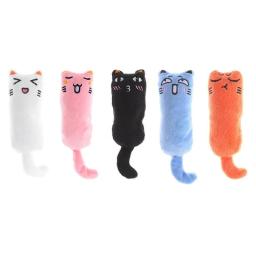 Cute Plush Teeth Grinding Toy para gatos, Rustle Sound, Catnip Toy, Thumb Pillow, Pet Products, Kitten Supplies - Image 3