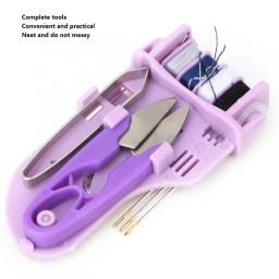 Caixa Kit Costura Portátil, Mini Agulha Ferramentas, Viagem Doméstica, Requintado - Image 4