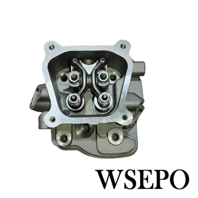 Cabeça de Cilindro Completa com Basculante Tipo Campeão e Câmara de 14CC para Motores de 196CC e 212CC com Válvulas de 25mm e 27mm de Performance