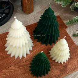 3D Árvore De Natal Silicone Mold, DIY Vela Fazendo Kit, Sabão Artesanal, Ferramentas De Cozimento De Resina De Gesso, Presentes De Férias - Image 3
