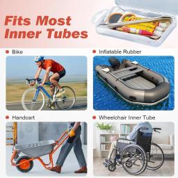 Kit de reparo de pneus de bicicleta, remendos de filme de moagem, pé de cabra, ferramentas multifuncionais, remendo de pneu de ciclismo, reparo de bicicleta, punção - Image 2
