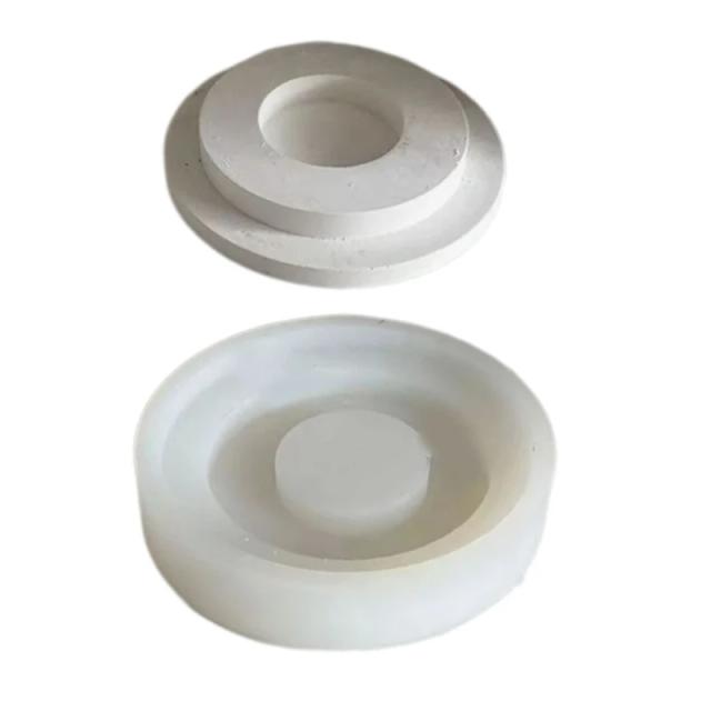 Moldes de Silicone 2024: Suporte para Vela em Forma de Coração e Design Oco para Artesanato em Casa