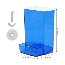 Caixa de alimentação para papagaios e pássaros, dispensador de alimentos, antisplash, alimentador de periquitos, gaiola parafuso, Pet Supplies - Image 6