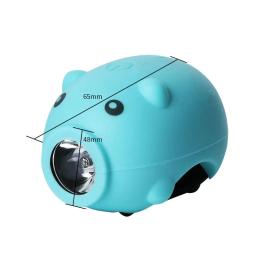 USB recarregável bicicleta luzes, bicicleta farol, ciclismo acessórios, porquinho, qualquer bicicleta - Image 3
