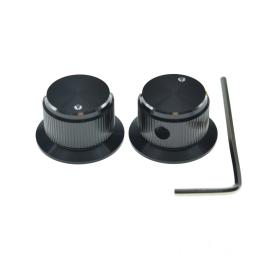 KAISH-Metal potenciômetro botões, Pot botões, Universal Top Hat botões, Volume Tone Control botão para baixo de guitarra e AMPS, 1/4 in, 6,35 milímetros, 2PCs - Image 5
