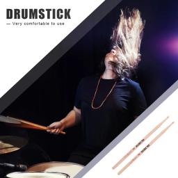 Baquetas de ponta de madeira para bateria acústica ou eletrônica, peso durável e Pitch, American, Drum Sticks, 5A, 7A, 2pcs - Image 4