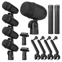 GM7 Kit Microfone de Bateria Profissional Instrumento Musical Microfone para Gravação de Performance de Palco 7 pcs - Image 1