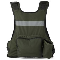 Multi-bolsos Fly Pesca Jacket, flutuabilidade colete com suporte garrafa de água, caiaque, vela, passeios de barco, esportes aquáticos - Image 2