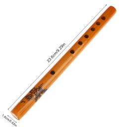 Flauta de bambu tradicional chinesa, 6 buracos, vertical, para iniciante, para estudante, instrumento musical, cor de madeira, 1pc - Image 6