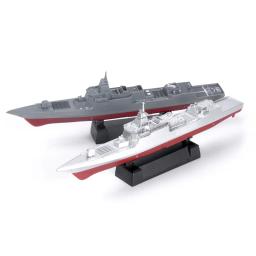 Kits de modelos de navios para crianças, puzzle 4D, brinquedos militares, escala 1:1000, 15cm - Image 6
