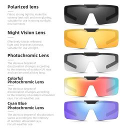 West bike-óculos polarizados fotocrômicos para homens e mulheres, acessórios de ciclismo, bicicleta de estrada, mtb, uv400 - Image 4