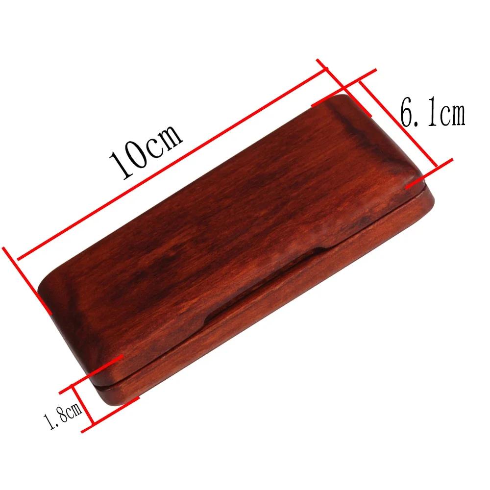 Saxofone Reed Case Box, Acessórios para instrumentos de sopro, Caixa de madeira para tenor, Alto, soprano, sax, clarinete - Image 1