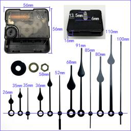 Mecanismo de parede plástica para relógios com mãos, ferramentas silenciosas, acessório do movimento, varredura DIY, relógio de quartzo, HS88, Suzuki - Image 2