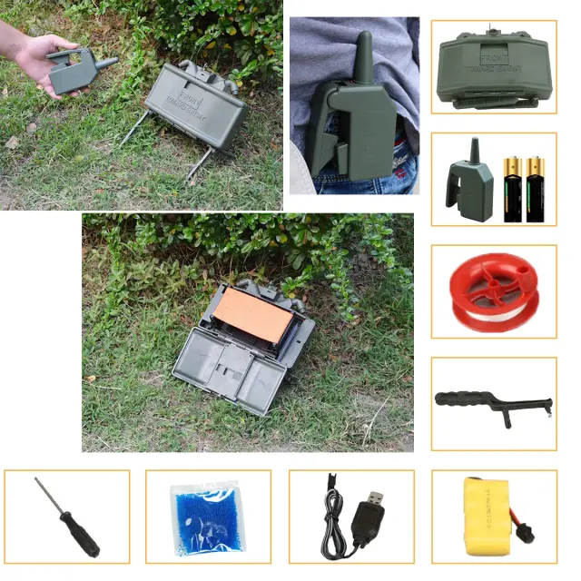 M18A1 Tactical Landmine Controle Remoto para Brincadeiras de Paintball e Caça em Jogos de Guerra CS