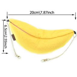 Algodão Banana Shape House for Hamster, Rede, Beliche, House Toys, Gaiola para Sugar Glider, Animal pequeno, Suprimentos para pássaros - Image 6