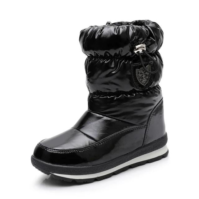 Botas de Neve Infantis Aurora™ Lã Natural 30% -30°C Impermeável