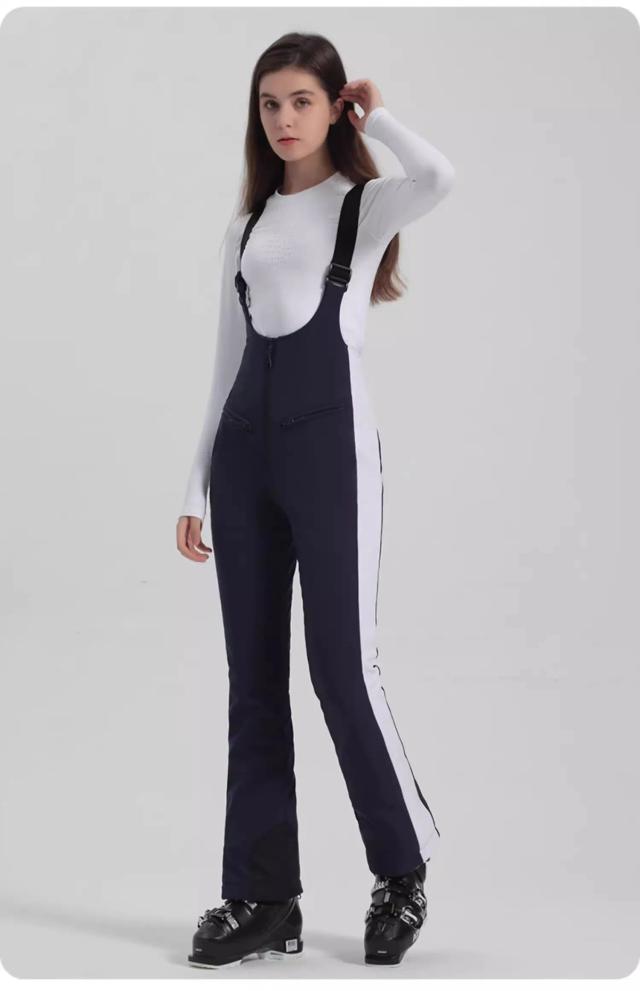 Gsou Calça Feminina de Neve Cintura Alta Elástica Impermeável 1 unidade