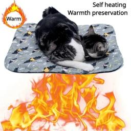 Cobertor quente auto-aquecido para animais de estimação, almofada de aquecimento para gatos e cães, armazenamento de calor, tapete de inverno - Image 1