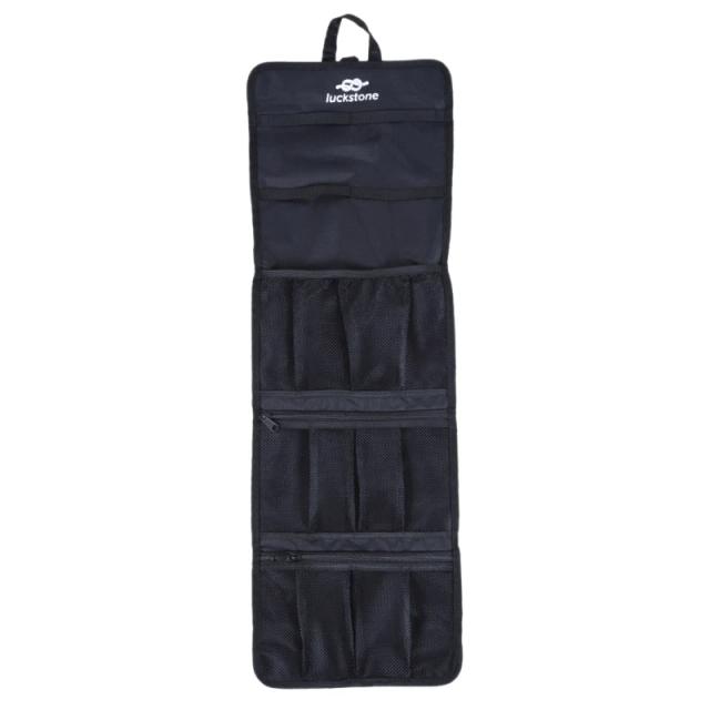 Saco de Armazenamento Dobrável para Escalada com Mosquetão e Divisórias Organiza Equipamentos de Caminhada