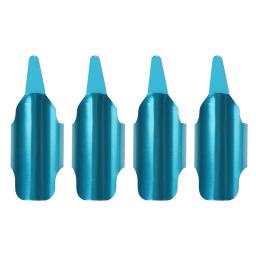 Liga de alumínio mão costura dedal, design ergonômico, seguro e prático, DIY Quilting Tool para alfaiates, 5,3x2,8 cm, 2.2x1.1in, 4pcs - Image 1