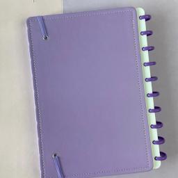 Caderno de Disco Sistema Inteligente Grande Roxo - Image 3