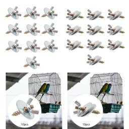 Pássaro Poleiros Montagem Parafusos Kits Porca, Parafusos De Gaiola De Pássaro, Montagem Kits para Rack Construção Madeira Aves Perch, M5 * 30, 10 Pcs - Image 3