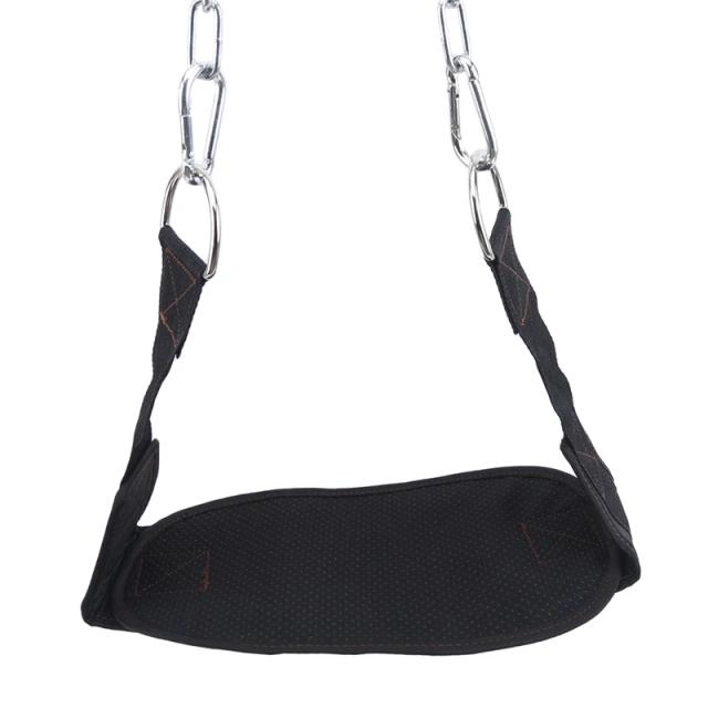 Cinto de Neoprene Grosso para Levantamento de Peso com Corrente - Ideal para Chin Ups, Kettlebell e Barbell no Fitness e Musculação