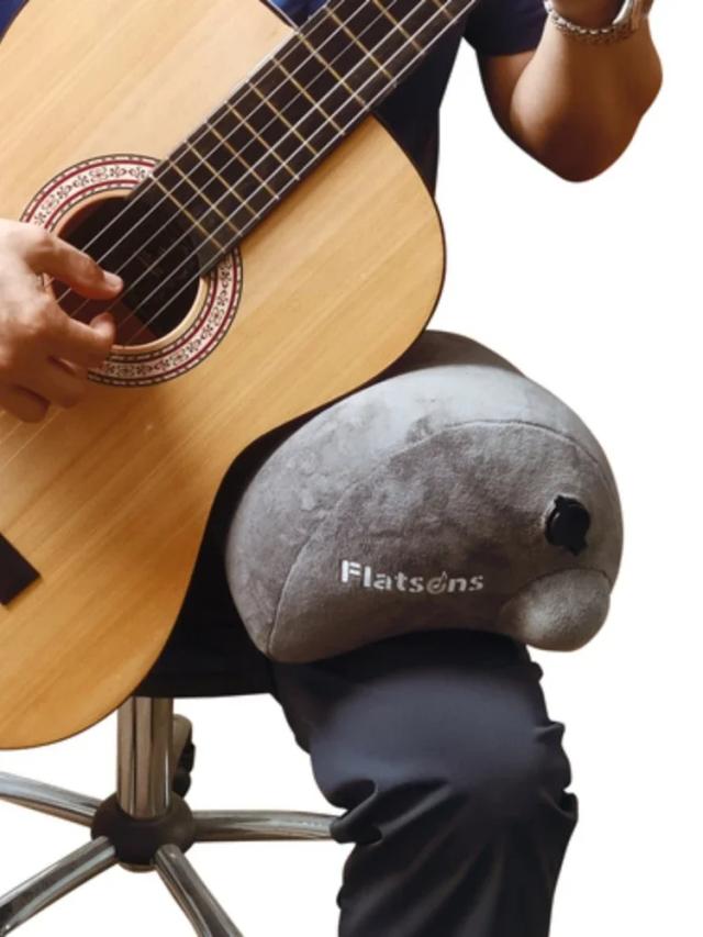 Almofadas Flatsons-FA-80A para Guitarra Clássica: Conforto para a Perna e Apoio para o Pescoço com Bloco Equilibrado