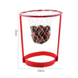 Cabeça Hoop Basquete Ajustável Cesta Net 20pcs Bola para Crianças Adultos Festa Jogo ao ar livre Atividade Jogando Brinquedos Jogo - Image 4